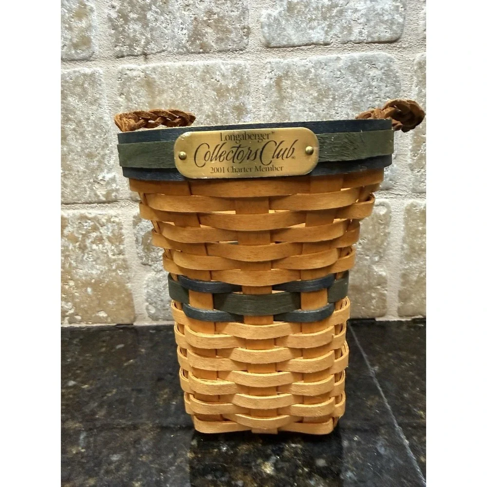 LONGABERGER 2001 Collectors Club Charter‎ Member Renewal Basket